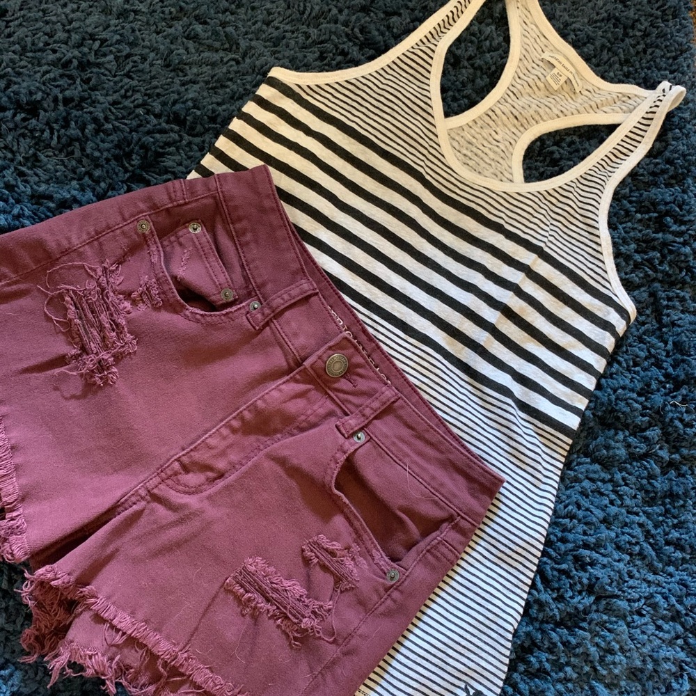American Eagle Tank and shorts